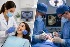 Oral surgeon vs. general dentist